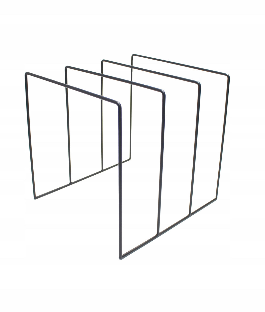 Schallplattenständer aus Metall – Vinyl Organizer mit 3 Fächern