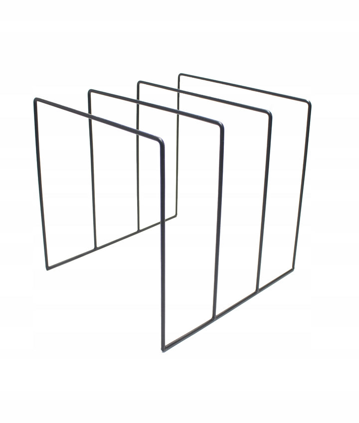 Schallplattenständer aus Metall – Vinyl Organizer mit 3 Fächern
