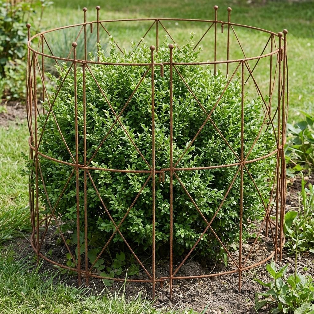 Staudenhalter aus Metall – Blumenhalter und Pflanzenstütze, 90 cm