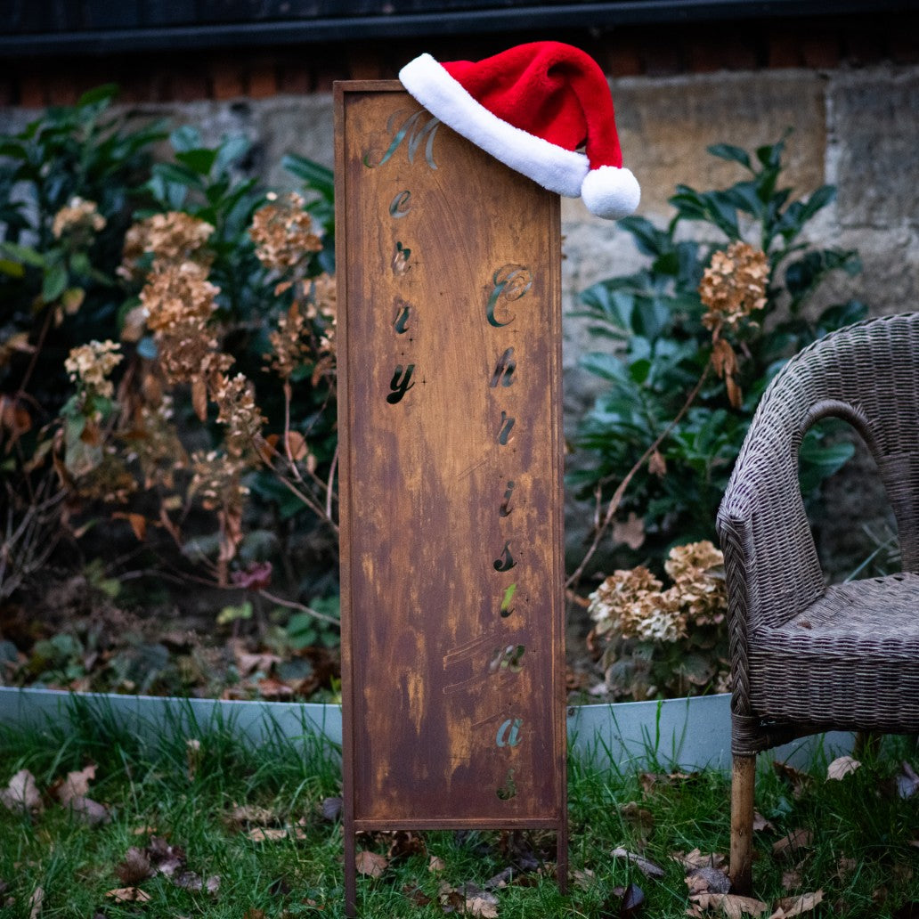 Willkommensschild "Merry Christmas"