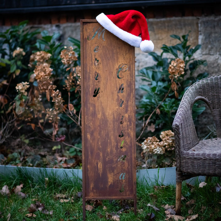 Willkommensschild "Merry Christmas"