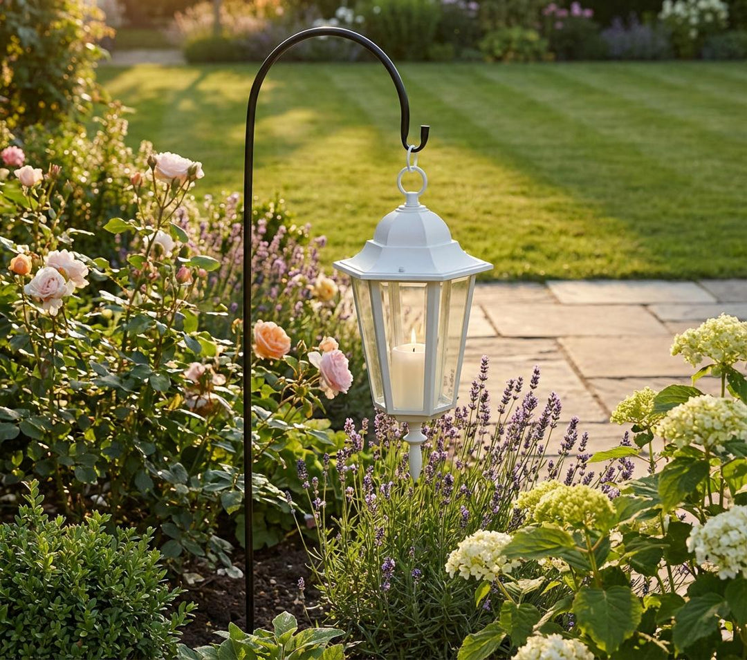 Hirtenhaken aus Metall – Gartenhaken für Laternen & Deko, 120 cm