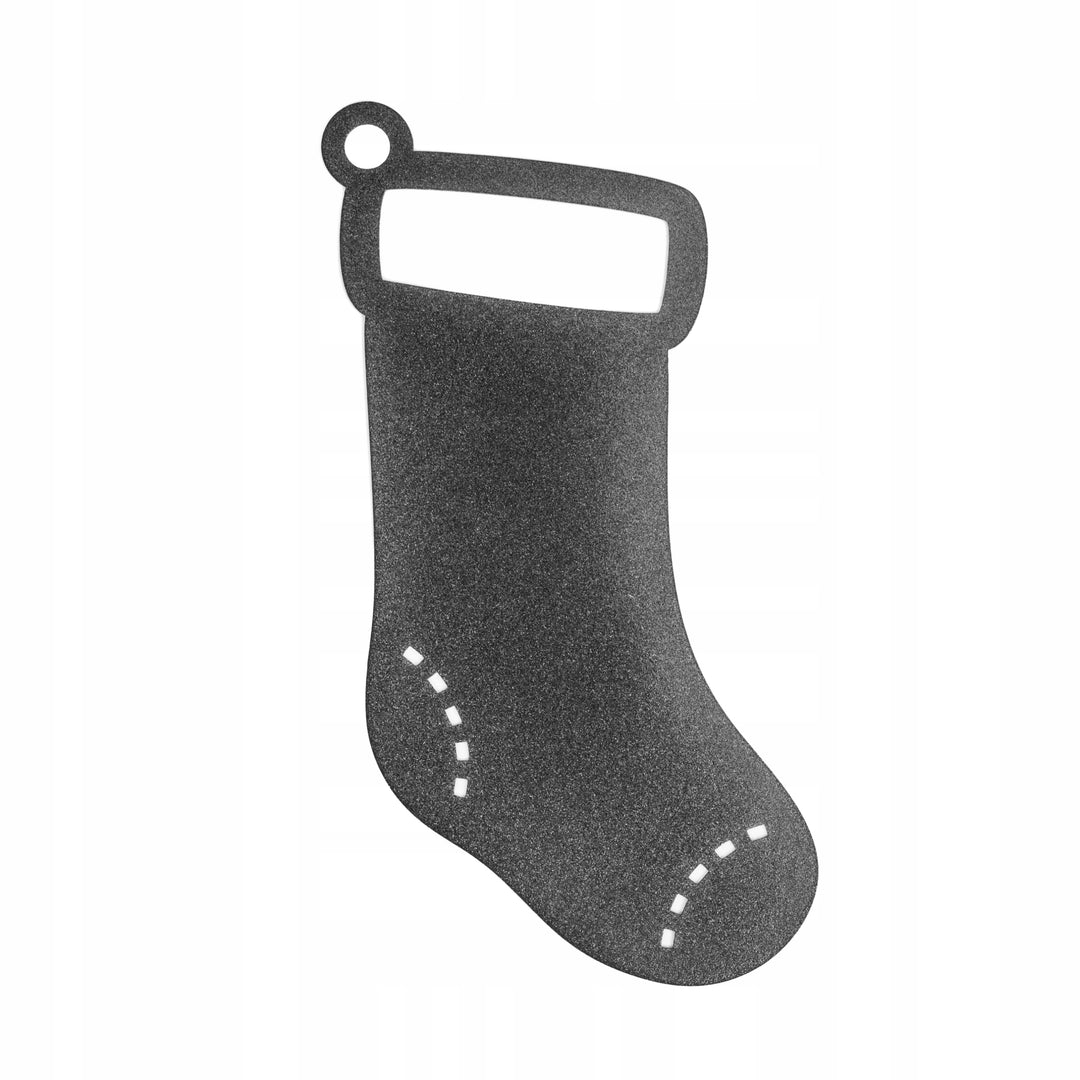 Weihnachtlicher Stiefel aus Metall – dekorative Figur