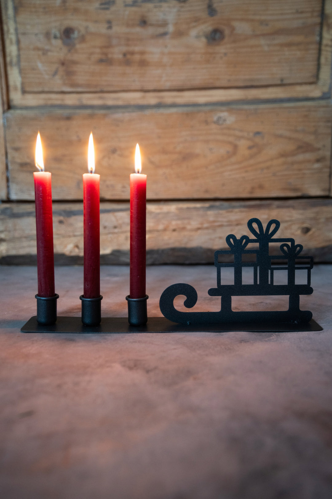Kerzenständer aus Metall – moderner Kerzenhalter für Tischdeko