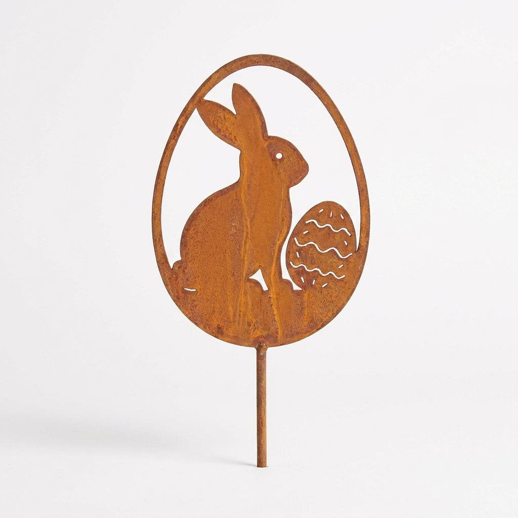 Osterdeko Osterhase mit Ei 20 × 6 × 1 cm, 1 cm