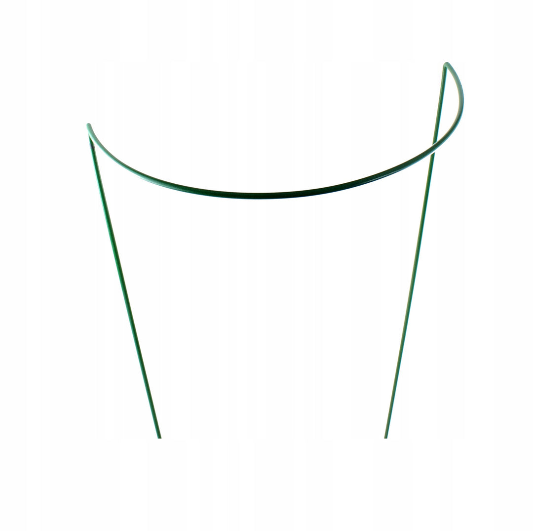 Pflanzenstütze aus Metall 70 cm – Pflanzenhalter für Garten, Beet und Topf Rost, Grun