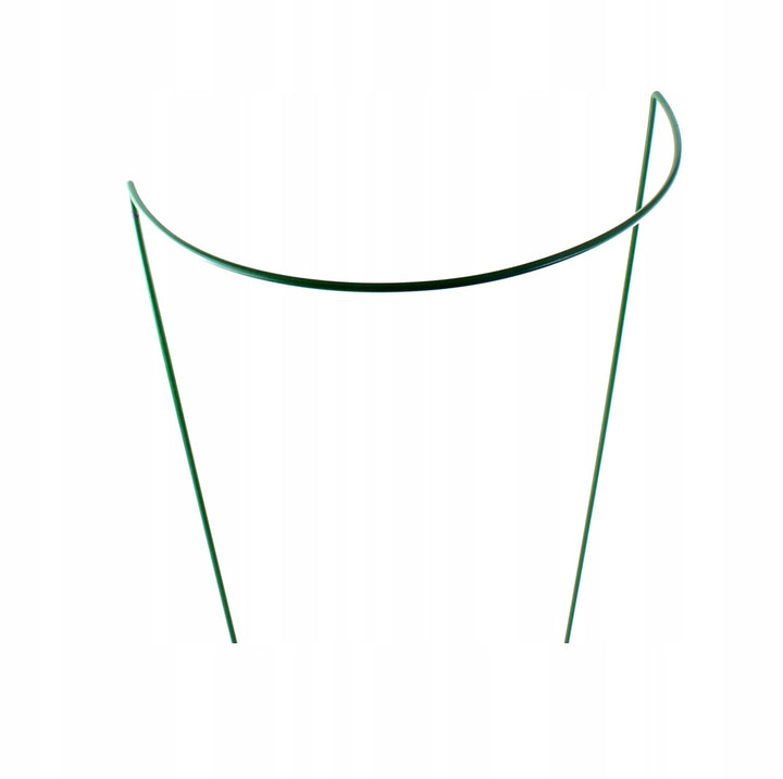 Pflanzenstütze aus Metall 70 cm – Pflanzenhalter für Garten, Beet und Topf Rost, Grun
