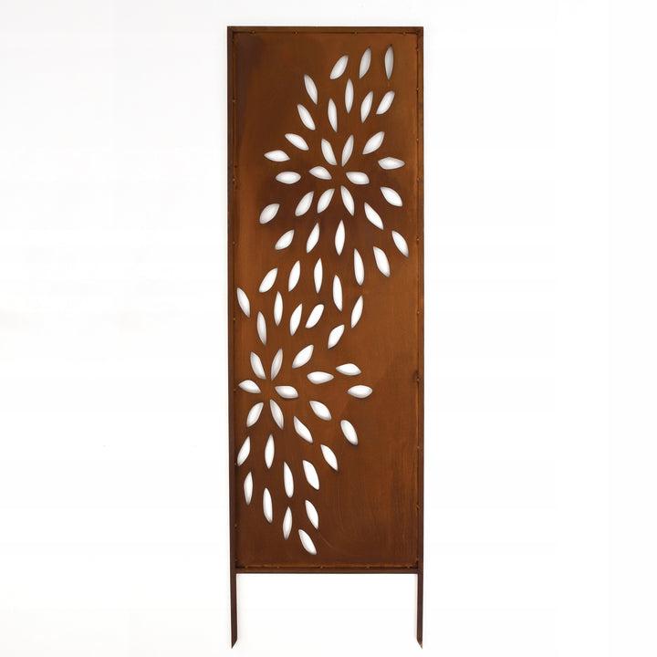 Sichtschutz Gartenpaneel Metall – Motiv Azur, 180 × 50 cm