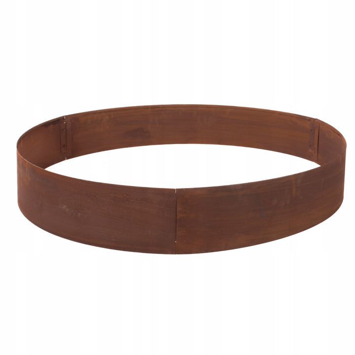 Rasenkante Metall Rostoptik – flexible Beeteinfassung, 1 m