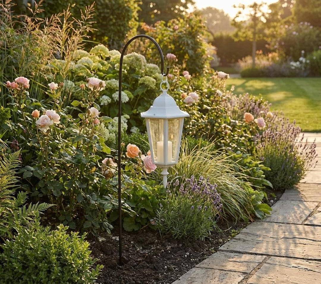 Hirtenhaken aus Metall – Gartenhaken für Laternen & Deko, 120 cm