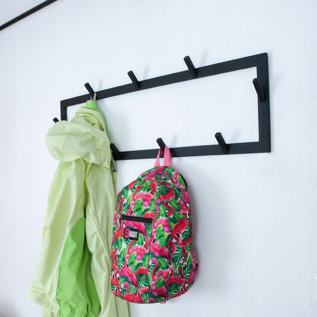 Wandgarderobe aus Metall – geschweißte Garderobenleiste