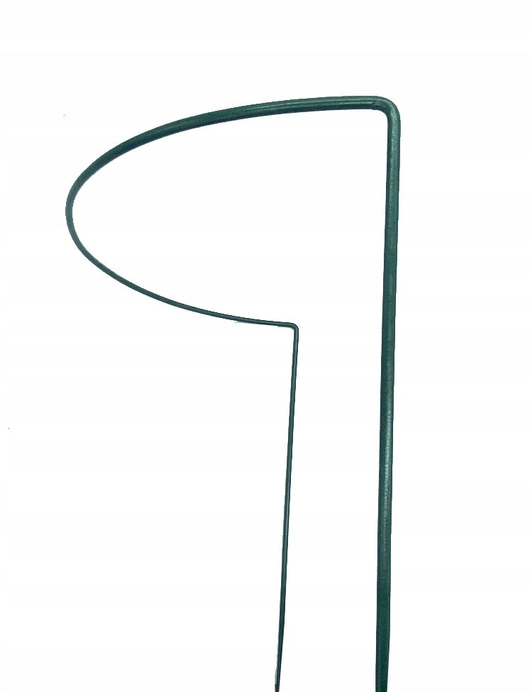 Pflanzenstütze aus Metall 70 cm – Pflanzenhalter für Garten, Beet und Topf Rost, Grun