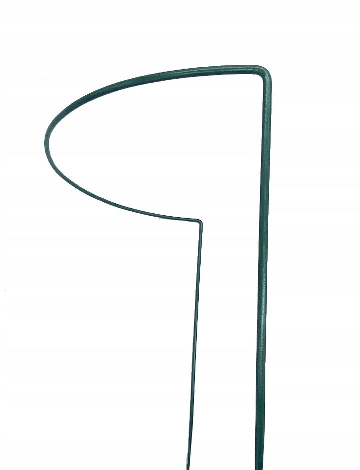 Pflanzenstütze aus Metall 70 cm – Pflanzenhalter für Garten, Beet und Topf Rost, Grun