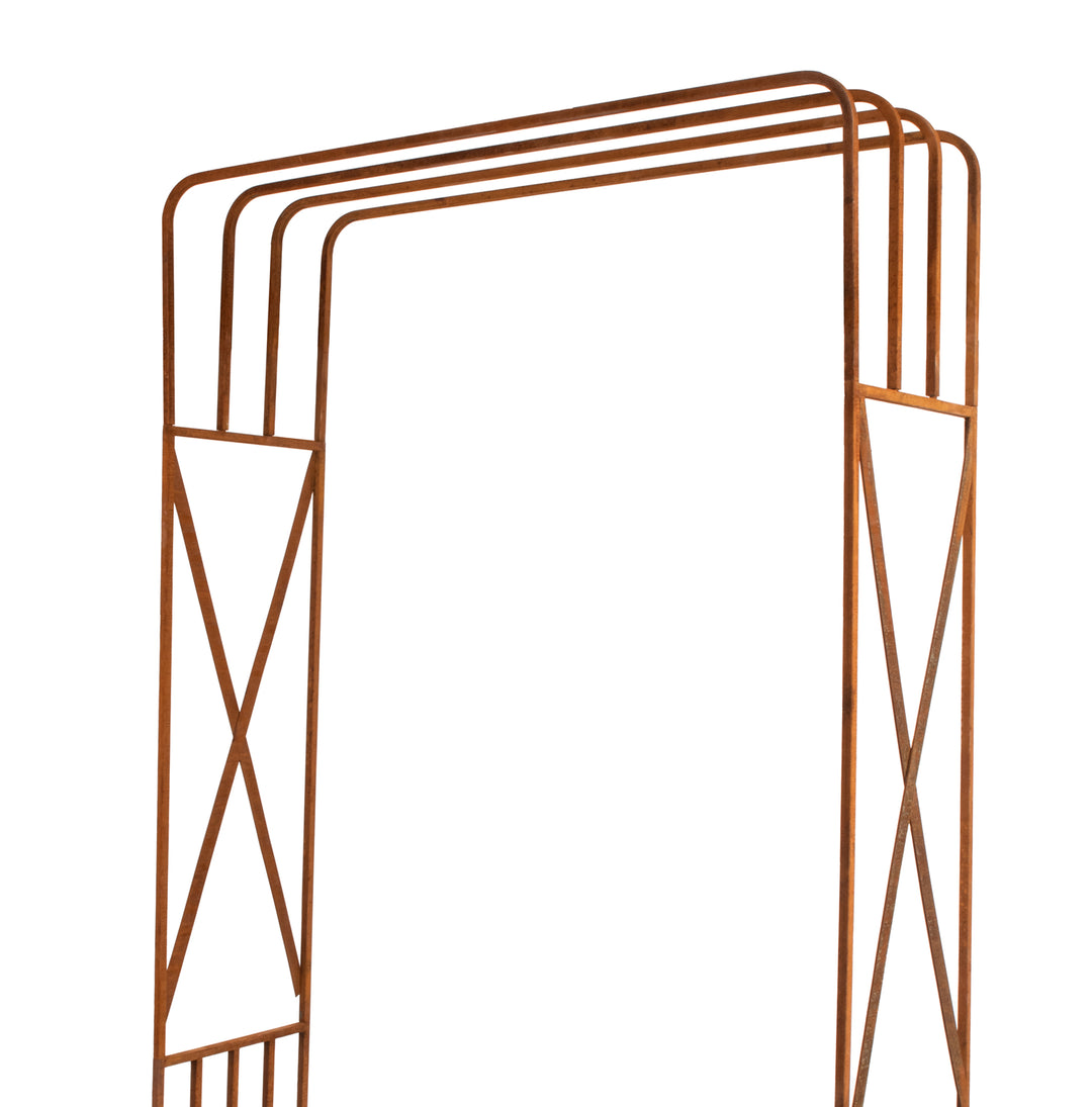 Rosenbogen Pergola aus Metall – Rankhilfe für Garten, 220 cm