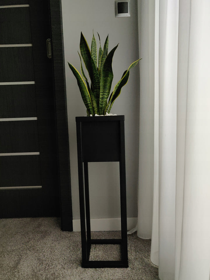 Pflanzständer aus Metall – moderner Blumentopfständer, 70 cm