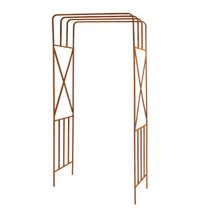 Rosenbogen Pergola aus Metall – Rankhilfe für Garten, 220 cm