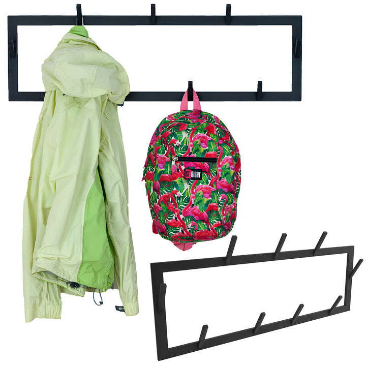 Wandgarderobe aus Metall – geschweißte Garderobenleiste
