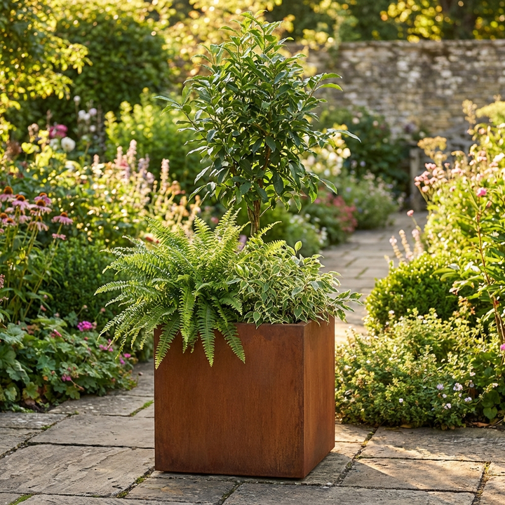 Blumentopf für Ständer – Metall Pflanzkübel für Outdoor