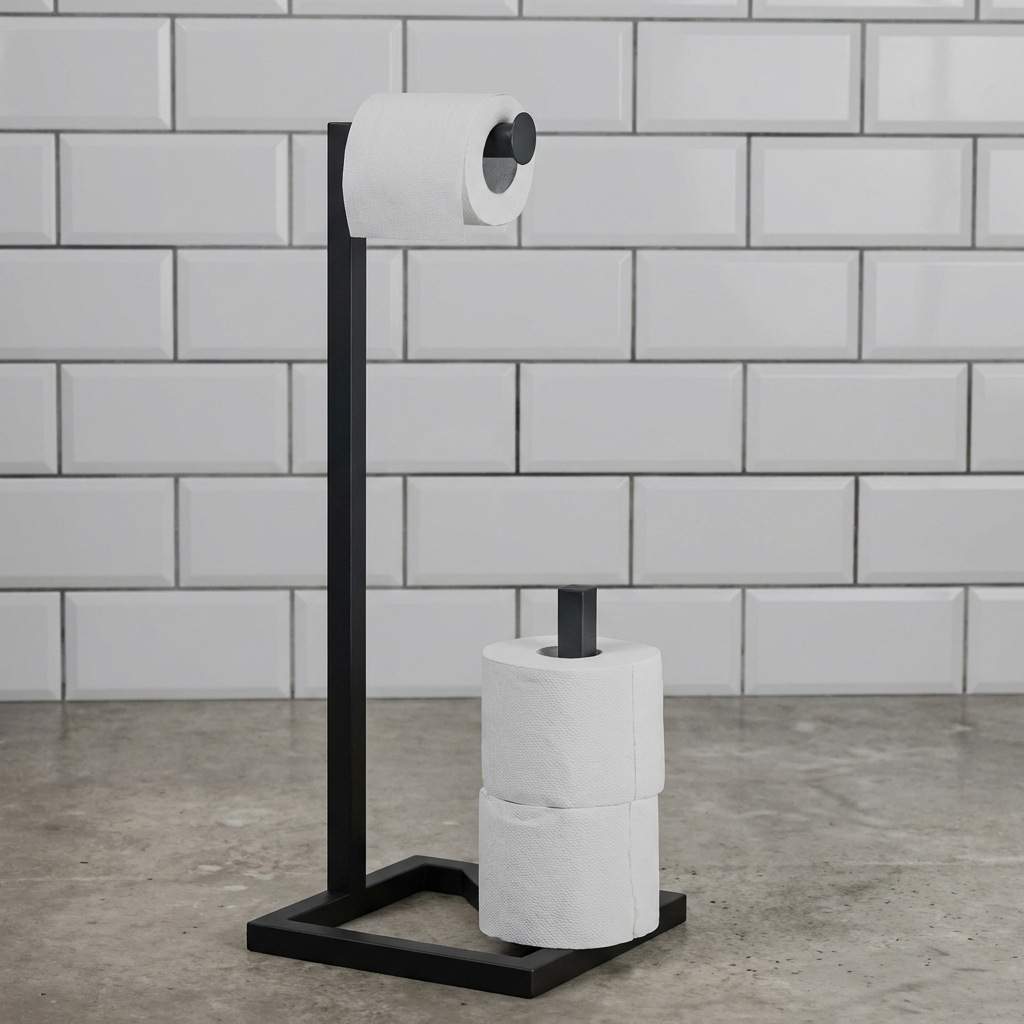 Loft Toilettenpapierständer aus Metall – Moderner Badständer im Industrial Design