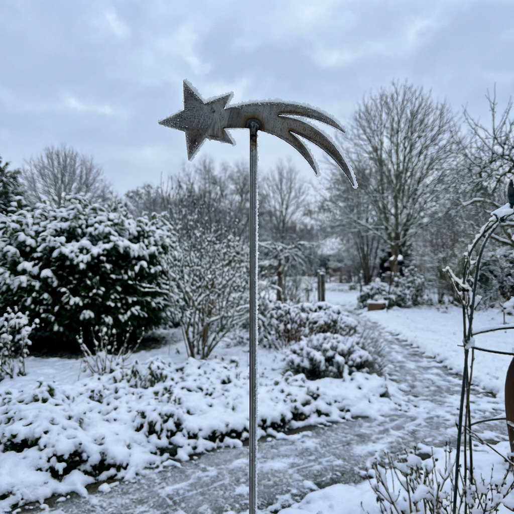 Metall Gartendekoration „Bethlehemstern“