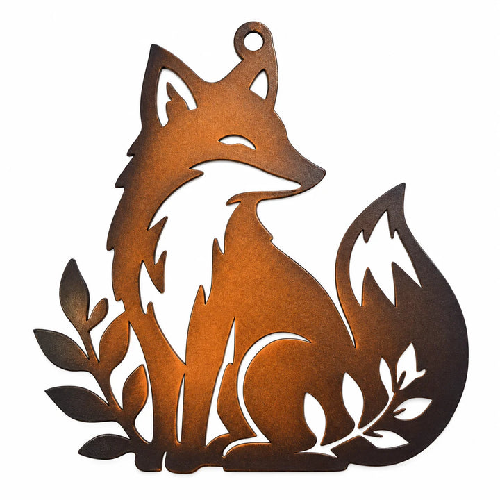 Metallanhänger FUCHS – Wald-Dekoration für Haus, Garten und Terrasse