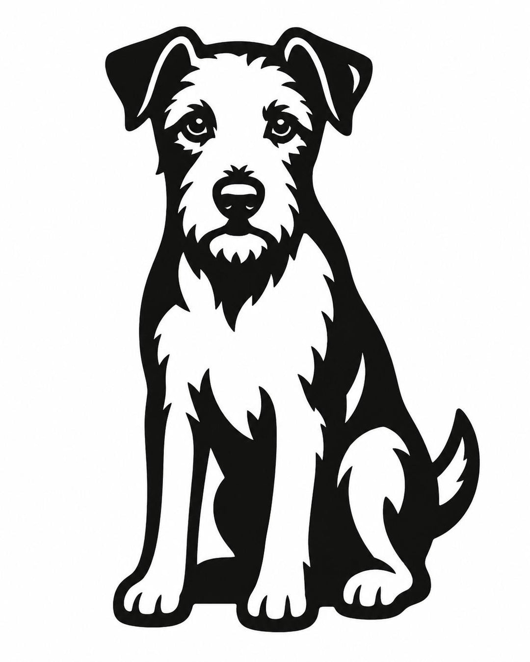 Edelrost Gartenstecker Parson Russel Terrier – Hundesilhouette aus Metall